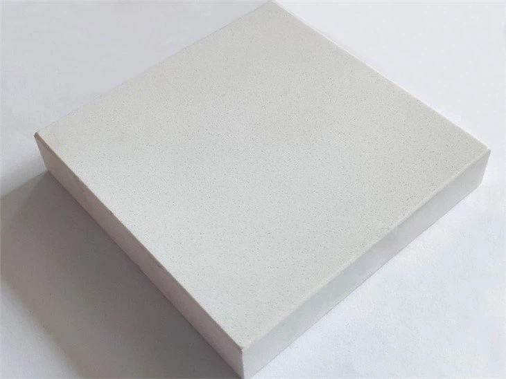 Pure white quartz stone slab (2)
